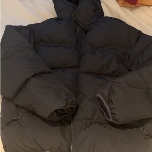 NEW Black Puffer Hollister Jacket